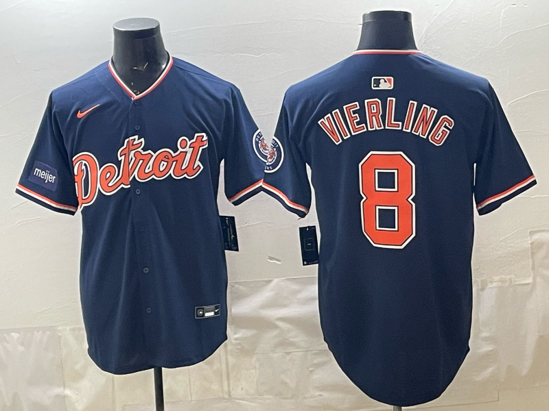 Men Detroit Tigers #8 Vierling blue Nike 2026 MLB Jersey 0409038